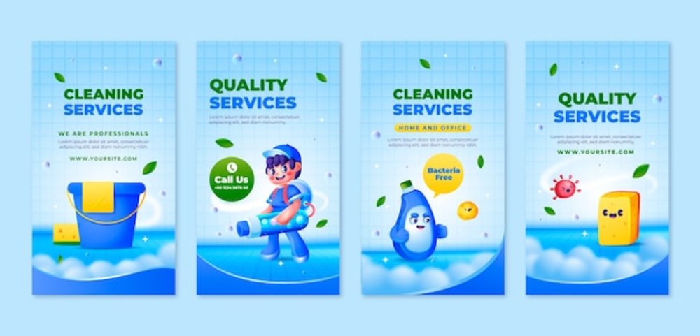 梯度清潔服務(wù) 在Instagram故事中打造視覺(jué)吸引力與客戶信任